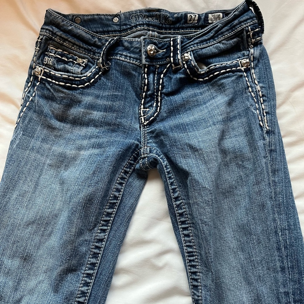 Miss Me Low Rise Flare Jeans